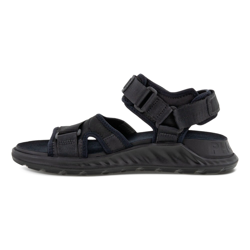 Sandalias Hombre - ECCO Exowrap 3S Velcro - Negros - RBI913027